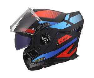 LS2, Casque Moto Modulable ADVANT X NOVA Black Red Blue, L