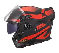 LS2, Casque Moto Modulable ADVANT X NOVA Black Red, XL