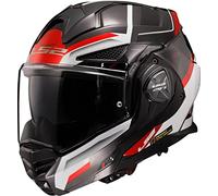 LS2, Casque Moto modulable ADVANT X Spectrum Black White Red, XL