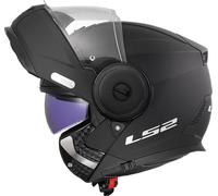 LS2, Casque Moto Modulable Scope II Solid Matt Black, XXL