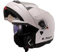 LS2 FF908 Strobe II Solid, casque rabattable M Blanc Blanc