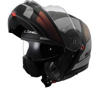 LS2, Casque Moto Modulable Strobe II Orion Matt Black Purple Blue, L