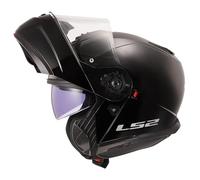 LS2, Casque Moto Modulable Strobe II Solid Matt Black, XS