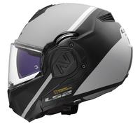 LS2, Casque Moto Modulable ADVANT Swipe Matt Grey Black, L