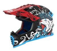 LS2 MX437 FAST EVO MINI II STARMAW Kinder MX-Helm schwarz M