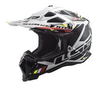 LS2 MX700 Subverter Evo Stomp, casque croisé L Blanc/Noir Blanc/Noir