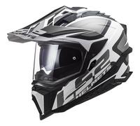 LS2 Casque moto MX701 Explorer Alter Matt Black / White 3XL