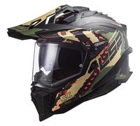 LS2 Casque moto MX701 Explorer C 2206 Extend Matt Military Green S