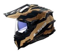 LS2 Casque moto MX701 Explorer C Trick Brown Sand 3XL