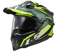 LS2 Casque moto MX701 Explorer Spire Matt Green / H-V Yellow M