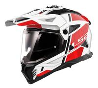 LS2 Casque moto MX702 Pioneer II Crazy White / Red XL