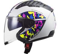LS2 Casque moto OF600 Copter Crispy White / Yellow XL