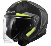 Casque Jet LS2 OF603 Infinity II Mat Noir/Jaune Haute VisibilitéM Mat Noir,Jaune Haute Visibilité