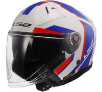 LS2 Casque moto OF603 Infinity II Focus White /Blue / Red L