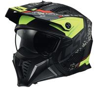 LS2 CASQUE JET OF606 DRIFTER DEVOR MAT - XXL - LS2 CASQUE JET OF606 DRIFTER DEVOR MAT - NOIR/JAUNE FLUO