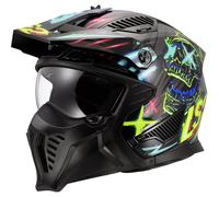 LS2 Casque moto OF606 Drifter Rayz Black / Blue XS
