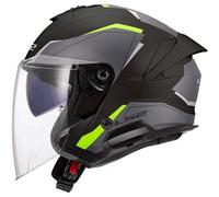 LS2 Casque moto OF618 Verso II Air Matt Black / H-V Yellow L