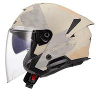LS2 Casque moto OF618 Verso II Aqua Matt Ivory M