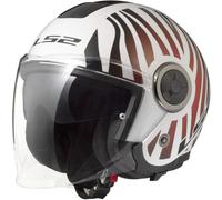 LS2 Casque moto OF620 Classy Cool White Wineberry XXL