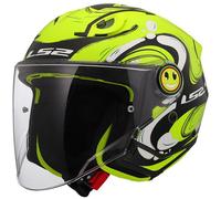 LS2 Casque moto OF622 Funny II Junior Glup H-V Yellow S