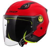 LS2 Casque moto OF622 Funny II Junior Red L
