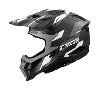 LS2 Casque Cross MX703 X-Force Phantom ECE 22.06 Noir 2XL