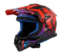 LS2 Helmets Casque de Cross MX708 Fast II Rouge brillant délavé XXL