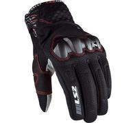 LS2 Chaki Gants de moto en maille pour femmes, noir, Taille S