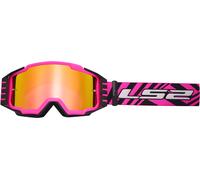 LS2 Charger Pro Lunettes de motocross, rose