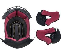 LS2 FF313 Vortex Doublure intérieure et coussinets de joues, noir-rouge, taille M