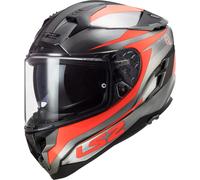 LS2 FF327 Challenger Cannon Casque, argent, taille S pour homme