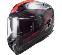 LS2 Casque moto FF327 Challenger Carbon Fold Red S
