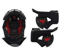 LS2 FF327 Challenger HPFC Doublure & Cheek Pads, noir-rouge, taille XS