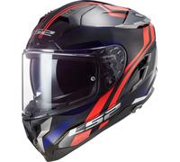 LS2 FF327 Challenger Propeller Casque, noir/rouge/bleu, Taille XS (53/54)