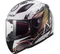 LS2 FF353 Rapid II Boho Casque, noir-blanc-rose, taille XS pour homme