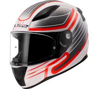 LS2 FF353 Rapid II Circuit, casque intégral XS Blanc/Rouge/Gris Blanc/Rouge/Gris