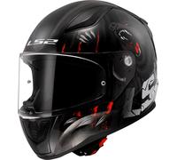 LS2 FF353 Rapid II Claw Casque, noir-blanc-rouge, taille XL pour homme