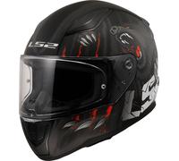 LS2 Casque intégral Moto Rapid II Claw Black M