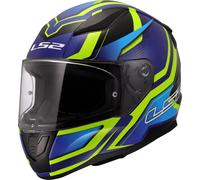 LS2 FF353 Rapid II Flitz Casque, bleu-jaune, taille 2XL pour homme