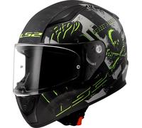 LS2 FF353 Rapid II Pirates, casque intégral XS Mat Noir/Gris/Jaune Néon Mat Noir/Gris/Jaune Néon
