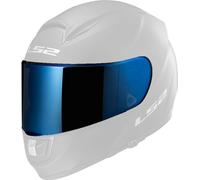 LS2 FF390, visière en miroir Bleu Réfléchissant Bleu Réfléchissant