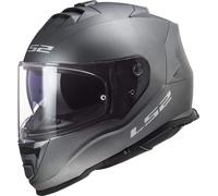 LS2 FF800 Storm II Solid Casque, argent, taille S pour homme