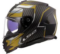 LS2 FF800 Storm II Tracker Casque, or, taille XS pour homme