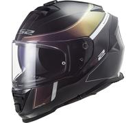 LS2 FF800 Storm Velvet Casque, noir-pourpre, taille 2XL pour homme