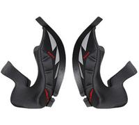 LS2 FF805 ECE06/FIM, coussinets de joue XS/S Noir/Rouge Noir/Rouge