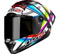 LS2 FF805 Thunder Carbon GP Flash, casque intégral XL Noir/Blanc/Vert/Bleu/Rouge Noir/Blanc/Vert/Bleu/Rouge