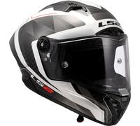LS2 FF805 THUNDER GP AERO RAUTE Integralhelm weiss-grau S