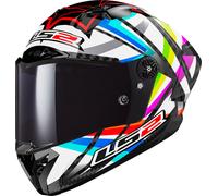 LS2 FF805 THUNDER GP FLASH Integralhelm glossy schwarz XS