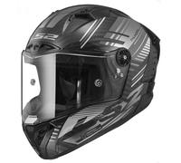 LS2 FF805 Thunder Volt Carbon Casque, noir/gris, Taille XXL (63/64)