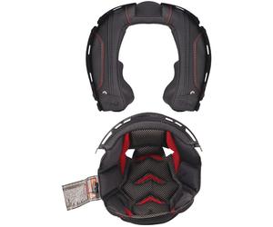 LS2 FF807, doublure/coussinets des joues XXL Noir/Rouge Noir/Rouge